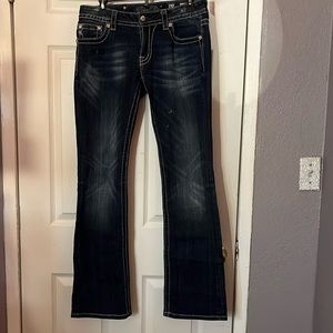 Dark blue boot cut jeans waist size 30